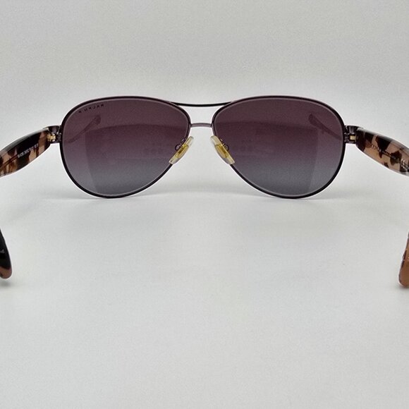 Ralph Lauren RA4096 249/62 Rose Tortoise Polarized Purple Len Aviator Sunglasses - Picture 5 of 16